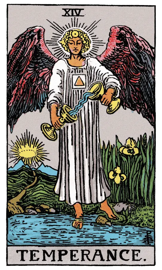 Temperance Tarot card image