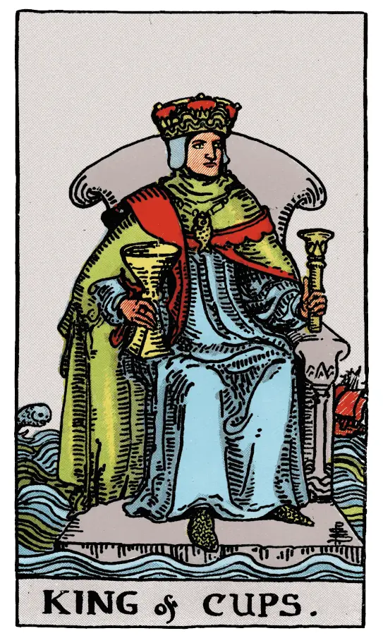 King of Cups Tarot card image