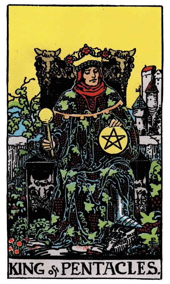 King of Pentacles Tarot card image